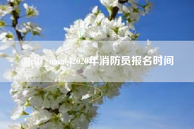 鞍山2020年消防员报名时间