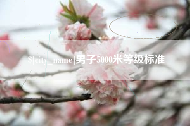 鞍山男子5000米等级标准