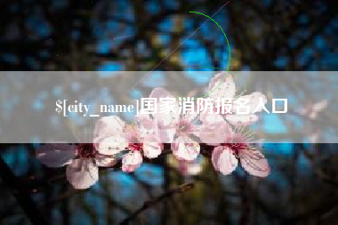 鞍山国家消防报名入口
