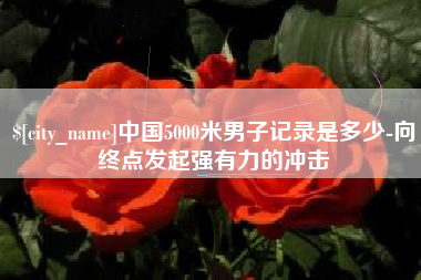 鞍山中国5000米男子记录是多少-向终点发起强有力的冲击