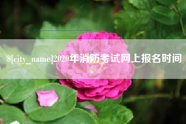 鞍山2020年消防考试网上报名时间