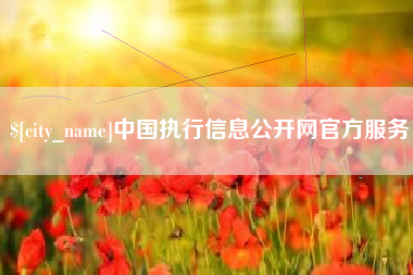 鞍山中国执行信息公开网官方服务
