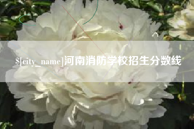 鞍山河南消防学校招生分数线
