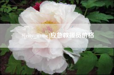 鞍山应急救援员价格