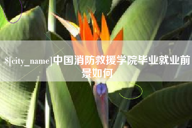 鞍山中国消防救援学院毕业就业前景如何