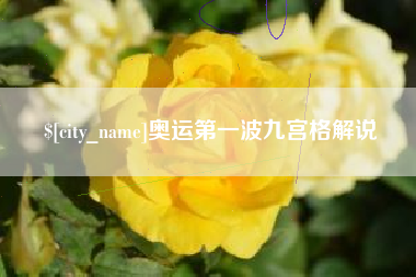 鞍山奥运第一波九宫格解说