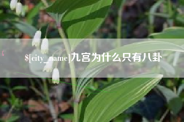 鞍山九宫为什么只有八卦
