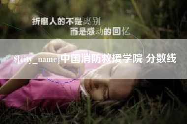 鞍山中国消防救援学院 分数线