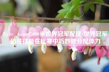 鞍山5000米世界冠军配速-世界冠军们往往能在比赛中巧妙地分配体力