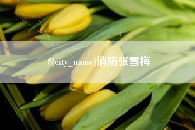 鞍山消防张雪梅