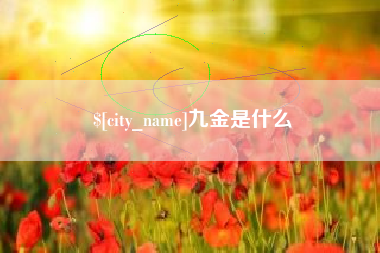 鞍山九金是什么