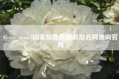 鞍山国家应急救援员报名网查询官网