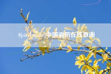 鞍山中国消防在线查询