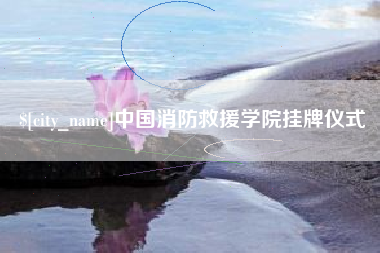 鞍山中国消防救援学院挂牌仪式