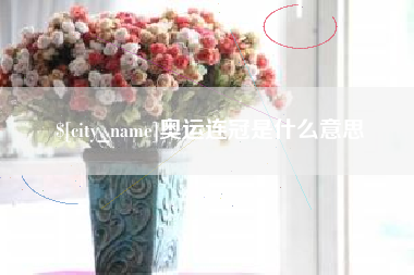 鞍山奥运连冠是什么意思
