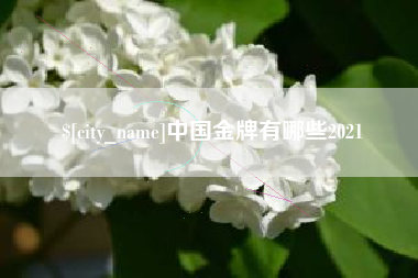 鞍山中国金牌有哪些2021